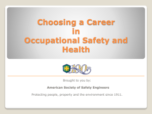 What Is A Safety Professional? - American Society of Safety Engineers