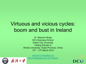 boom and bust in Ireland