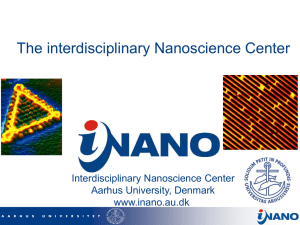 The interdisciplinary Nanoscience Center