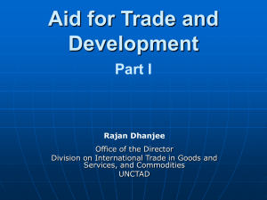 Aid For Trade part I