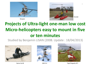 Micro helicopters avatars - Accueil du Site de Benjamin LISAN