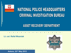 Asset Recovery Department