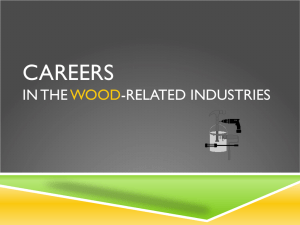 Careers in Wood Related Industries