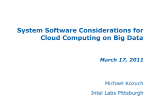 Kozuch_Talk - NSF PI Meeting | The Science of Cloud Computing