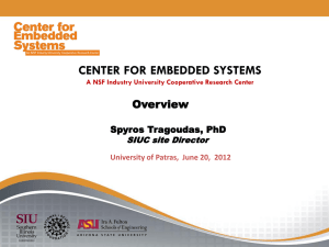 Center for Embedded Systems