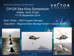 Vector Aerospace - Sea King Symposium