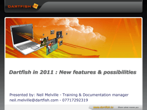 Dartfish in 2011 : New features & possibilities