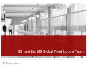 SEI Fixed Income Overview - Brandywine Wealth Management LLC