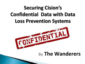 Securing Confidential Data within a Business