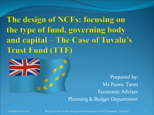 focusing on the type of fund, governing body and capital