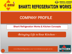 Presentation of BRW - Commercial Kitchen Equipments