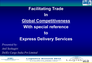Express Delivery Services - CII Institute of Logistics