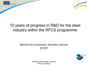10 years of progress in research and development for the European