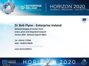 Enterprise Ireland Presentation - Dublin Institute of Technology