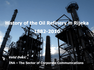 History of the Oil Refinery in Rijeka 1882