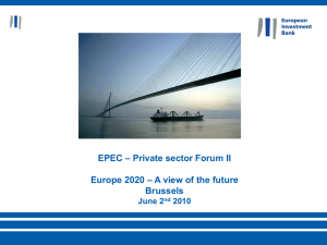 EPEC – Private sector Forum II Europe 2020