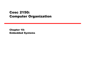 Chapter 10: Embedded systems