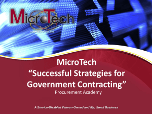 MicroTech Overview - Fairfax County Economic Development