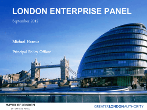 overview of the London Enterprise Panel