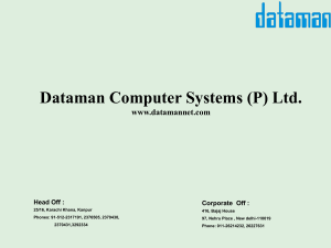Head Off - Dataman Computer Systems Pvt. Ltd.