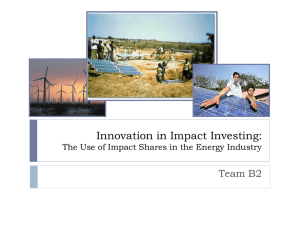 Impact Shares - Sustainable Investing Challenge