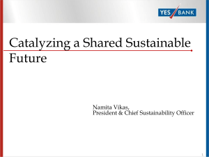 Best Practices in Embedding Sustainability in Financial