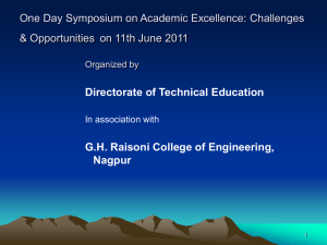 Expectations of DTE from Engineering Institutions in Maharashtra