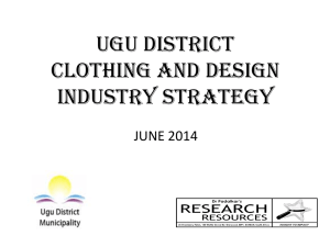 Clothing-and-Textile - Ugu District Municipality