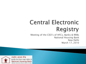 Central Electronic Registry