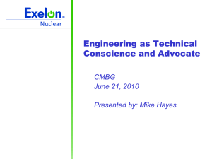 Engineering as technical conscience and advocate