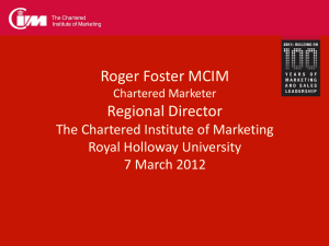 The Chartered Institute of Marketing