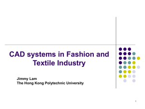 CAD systems for Fashion and Textile