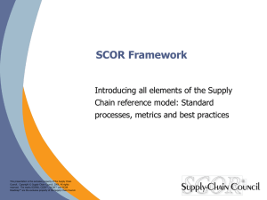 SCOR 8.0 Framework - Supply Chain Research Institute