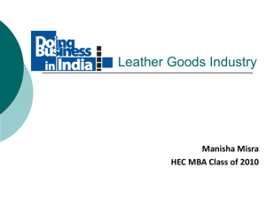 Leather Goods Industry - EasyPass International