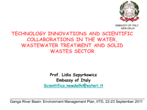 technology innovations and scientific collaborations in the water