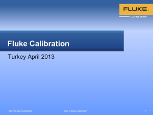 Fluke Calibration