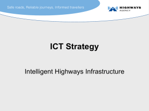 Intelligent Highways Infrastructure