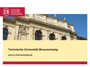 Foil Slides   - Technische Universität Braunschweig