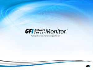 How GFI Network Server Monitor works
