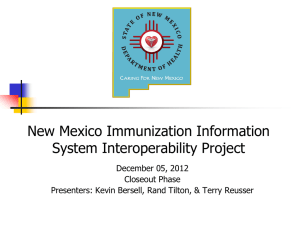 Project - New Mexico Department of Information Technology