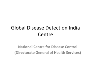 Global Disease Detection Centre in India