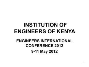 - IEK - The Institution of Engineers of Kenya