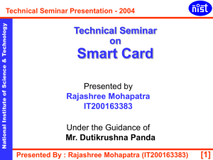 Introduction to Smart Cards