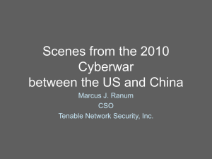 Scenes from the 2010 Cyberwar between the US