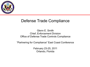 Partnering for Compliance -Florida Presentation February 2011