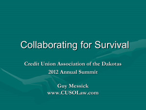 Collaboration - Credit Union Association of the Dakotas