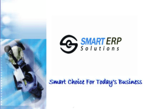 smart erp - Source to Settlement PeopleSoft User Group