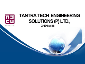 TANTRA TECH ENGINEERING SOLUTIONS (P) LTD.,