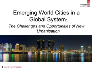 Emerging World Cities in a Global System