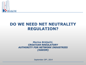 2. Existing provisions on the net neutrality in national legal systems
